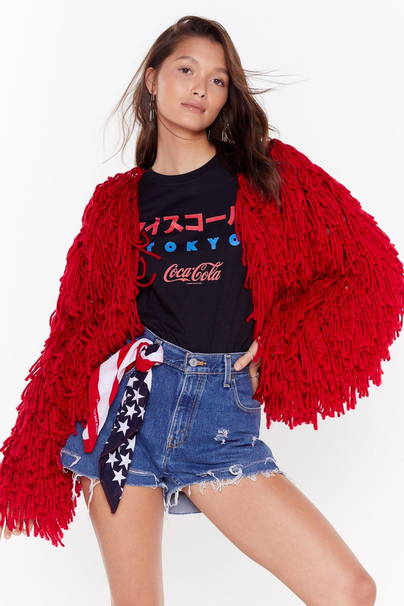 Bad Romance Shaggy Cardigan | NastyGal (US & CA)