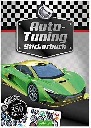 Auto-Tuning Stickerbuch: Über 350 Sticker | Stickerheft für Kinder ab 4 Jahren | Amazon (DE)