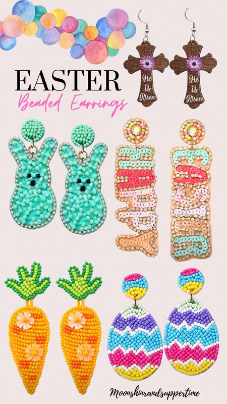 Easter earrings / Easter outfits / spring outfits

#LTKfindsunder50 #LTKstyletip #LTKover40
