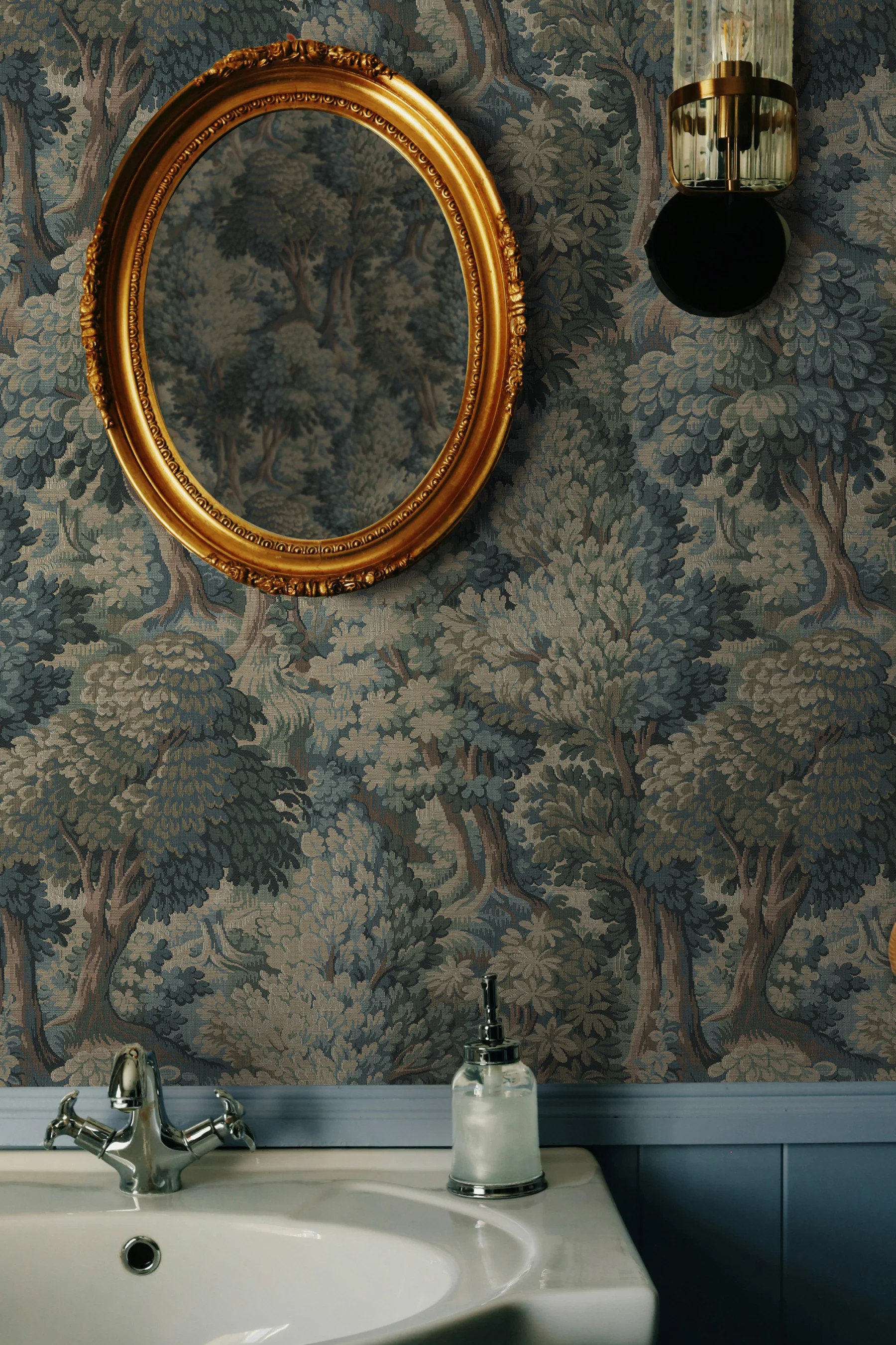 Orléans Forest Strand Sample | Trees Collection Wallpaper Sample by Artscape | Made in Sweden | Artscape