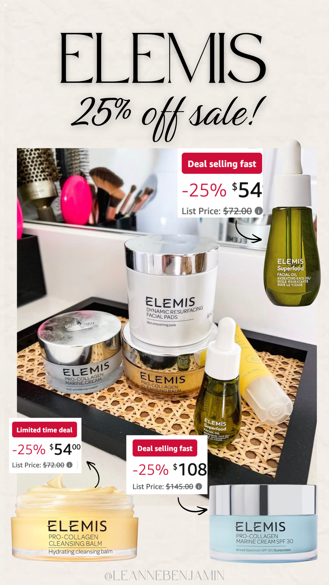 25% off sale on my favorite Elemis products! 

 #LTKMothersDay #LTKSaleAlert #LTKBeauty