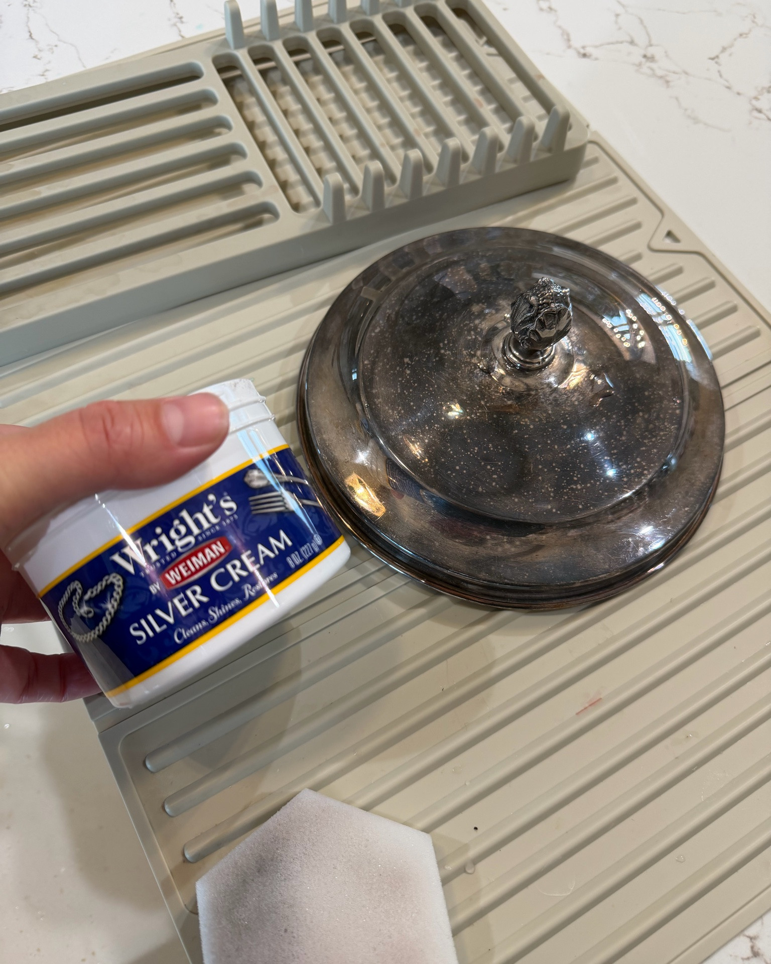 From dull, to shiny. This stuff is magic. And that’s all there is to say. You need to polish your silver, this is the stuff.

#LTKU #LTKHome