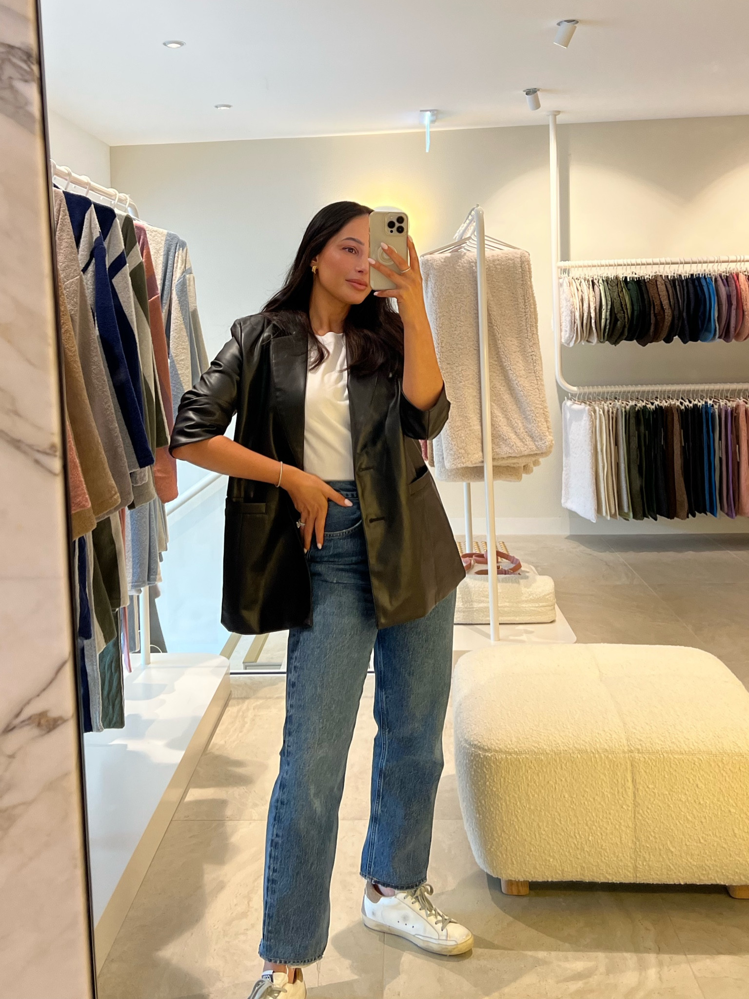 Leather Blazer 

#LTKaustralia