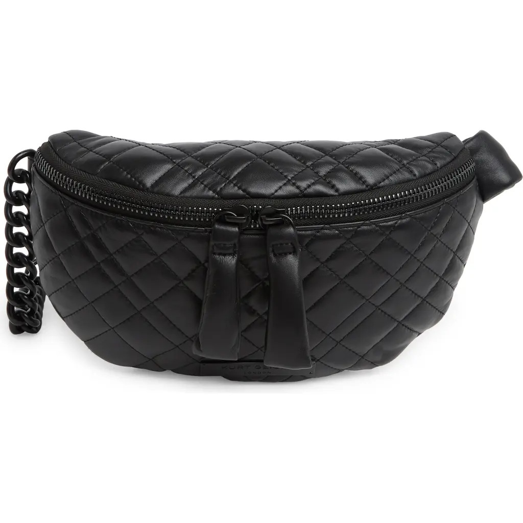 Kurt Geiger London Brixton Quilted Belt Bag in Black at Nordstrom Rack | Nordstrom Rack