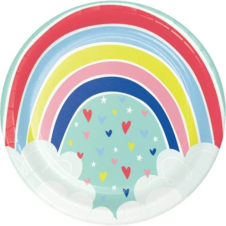 Over the Rainbow Paper Plates, 24 Count for 24 Guests | Walmart (US)