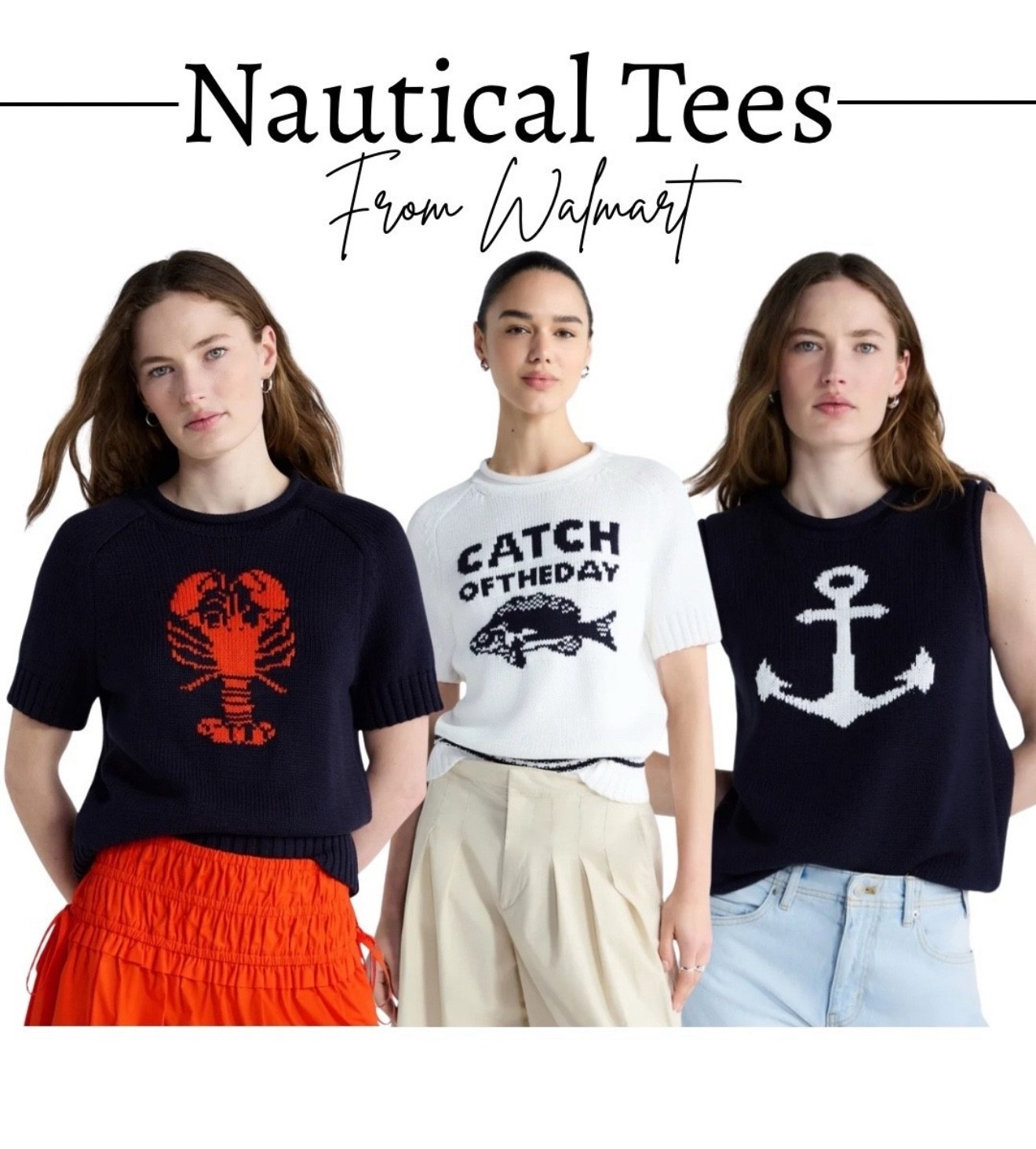 Nautical tees from Walmart fashion ⚓️




Walmart finds 
Coastal style 
Sweater tank 
Spring outfit 
Summer outfit 
Vacation outfit 
Beach outfit 
Walmart fashion 



#LTKootd #LTKSeasonal #LTKSaleAlert