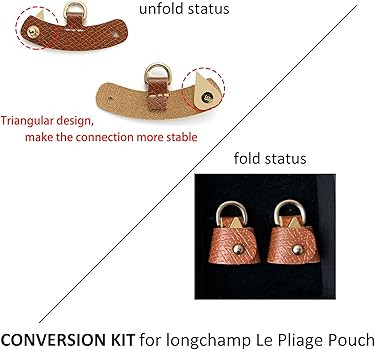 Crossbody Strap Compatible for Longchamp LP Xtra XS Pouch, Conversion Kit,GOLD Hardware | Amazon (US)