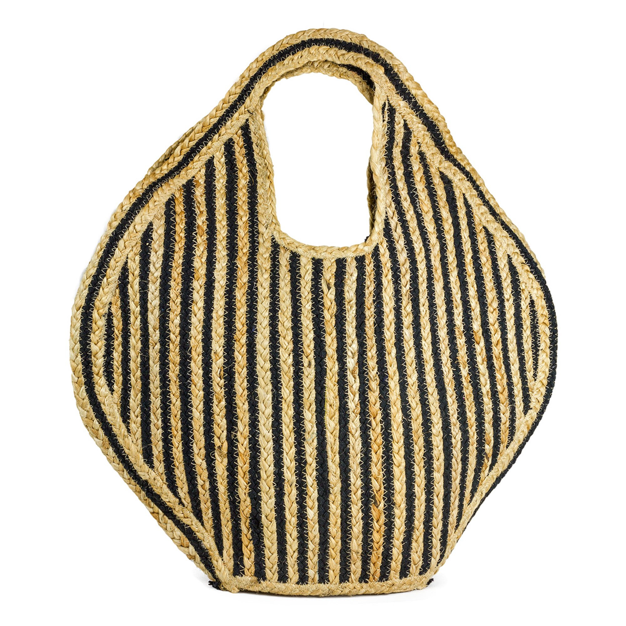 Magid Women's Stripe Jute Beach Tote Bag | Walmart (US)