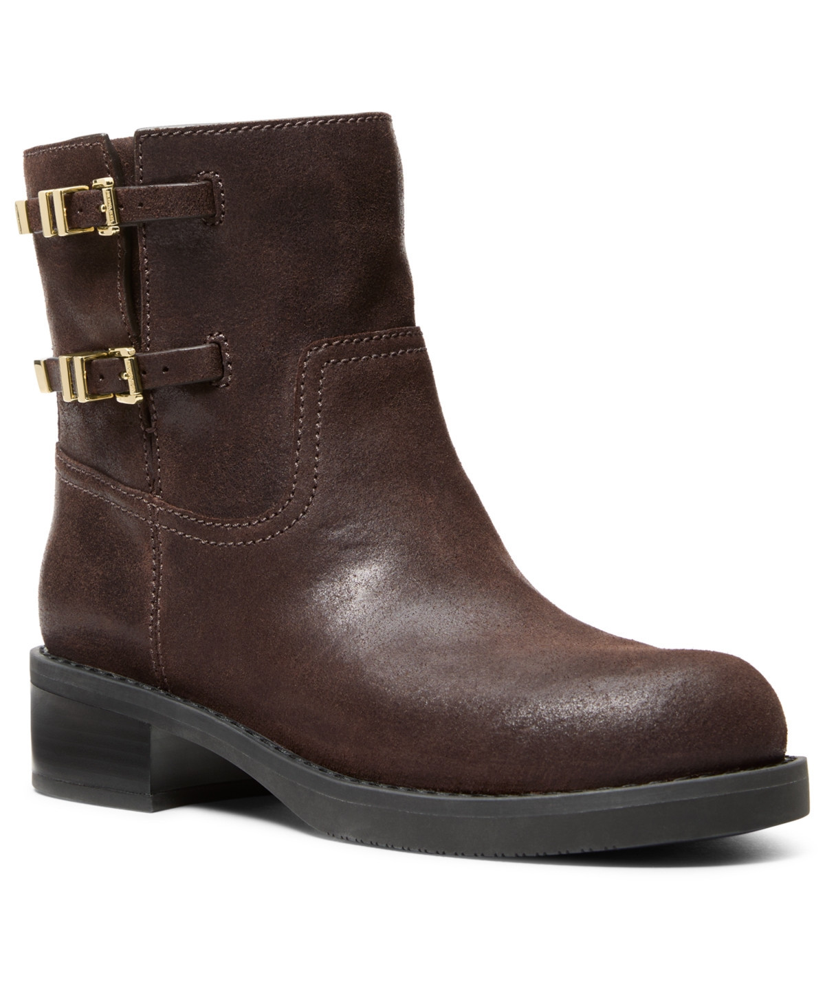 Michael Kors Women's Darrington Flat Boots - Chocolate | Macy's