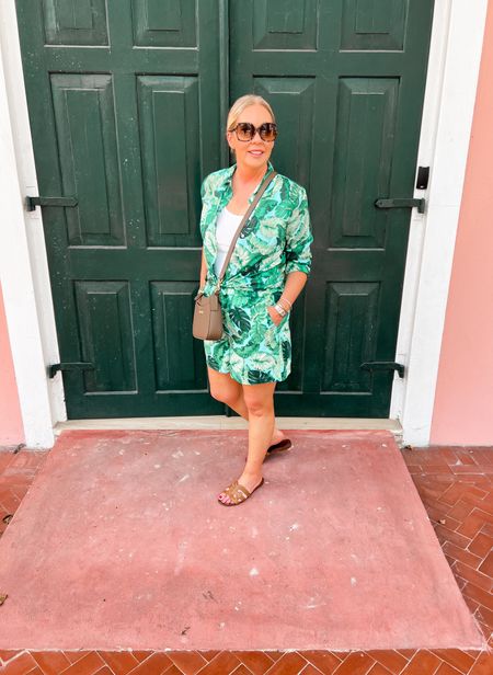 Spent the weekend in the Bahamas with friends. 🌴 Loved wearing this set while exploring. I shared it in a recent YouTube video talking all about fabric and sizing. 

#LTKTravel #LTKFindsUnder100 #LTKOver40