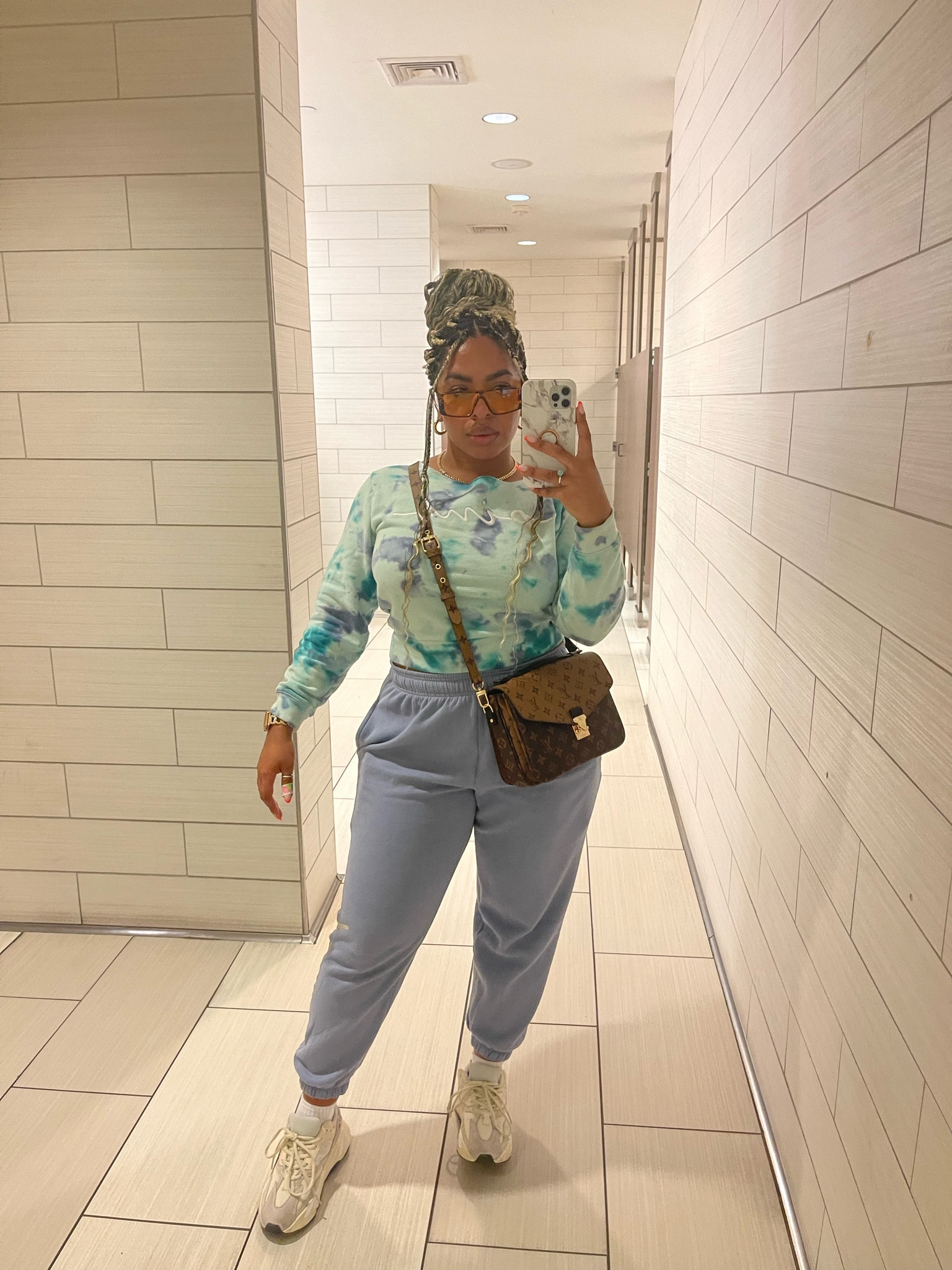 Lounge Set
Elevate your lounge set with a boxy crossbody bag. Creates nice silhouette & breaks up the outfit! 
Cant forget the dad shoes & brunch sunnies

Choose your favorite based on your style

#LTKstyletip #LTKcurves #LTKFind