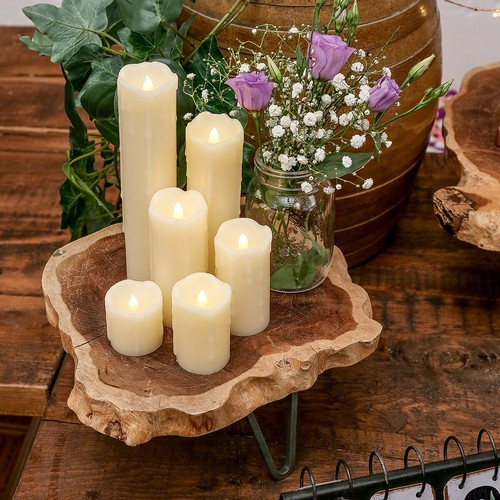 Details about   Battery Power Flickering LED Flameless Wax Candles | Christmas Indoor Home Light | eBay UK