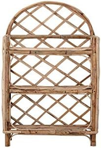Bloomingville Rattan 3 Shelves Wall Shelf, Natural | Amazon (US)