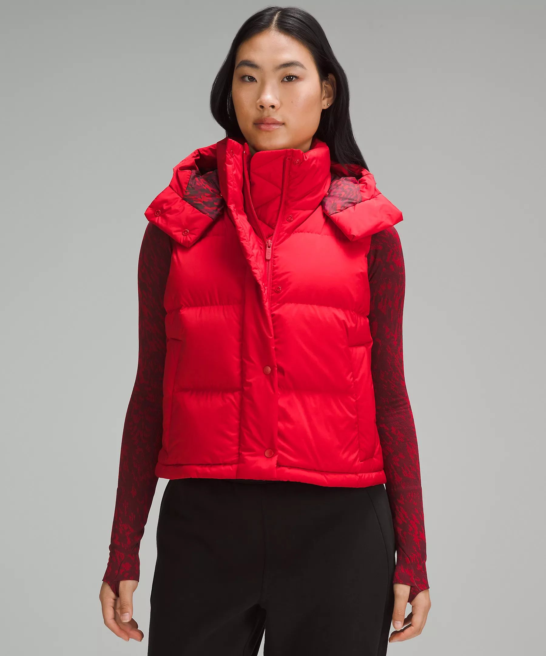Lunar New Year Wunder Puff Cropped Vest | Women's Coats & Jackets | lululemon | Lululemon (US)