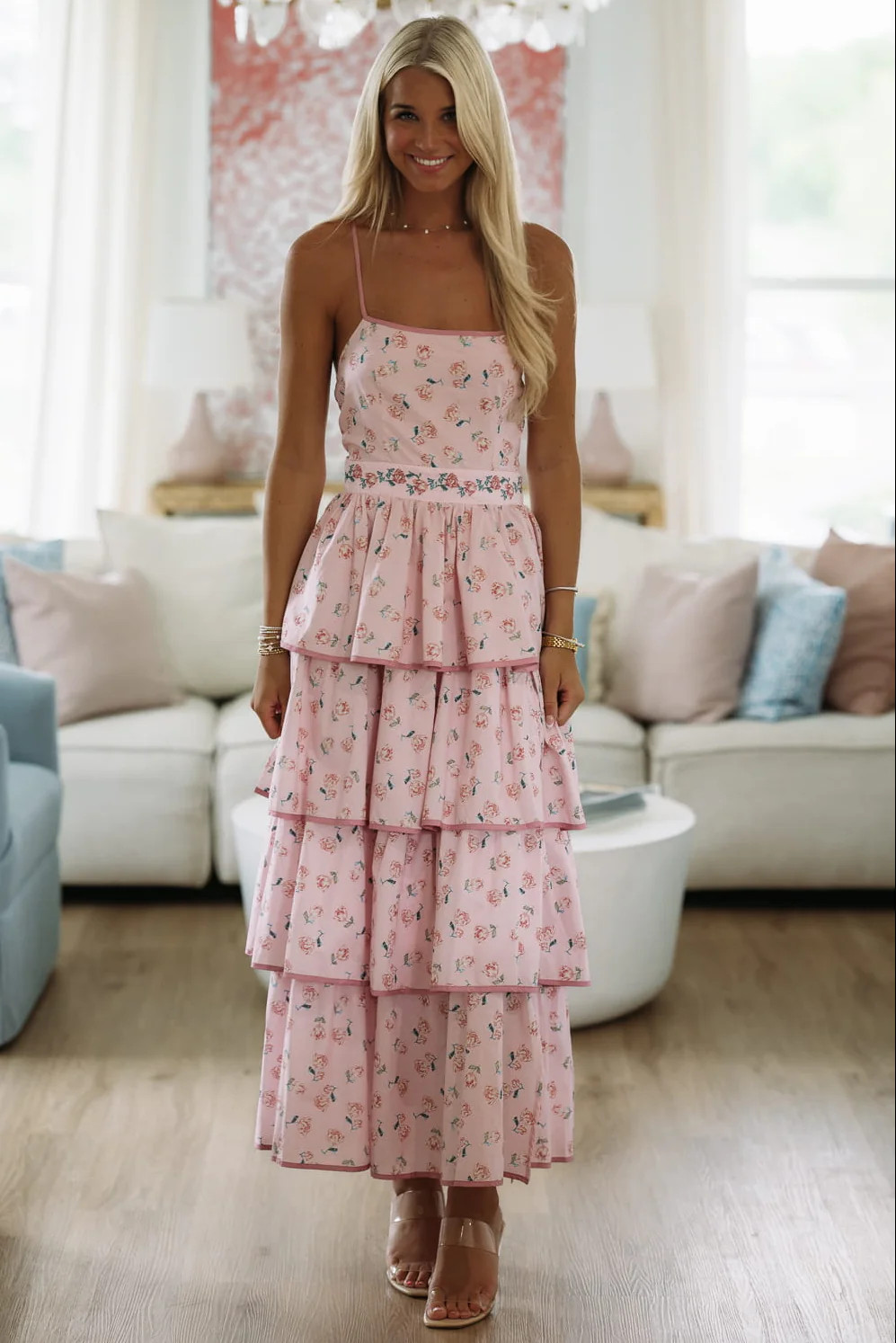 3 Wishes Maxi Dress - Pink | Hazel and Olive