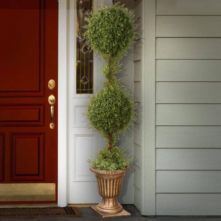 Faux Boxwood Topiary in Urn | Wayfair North America