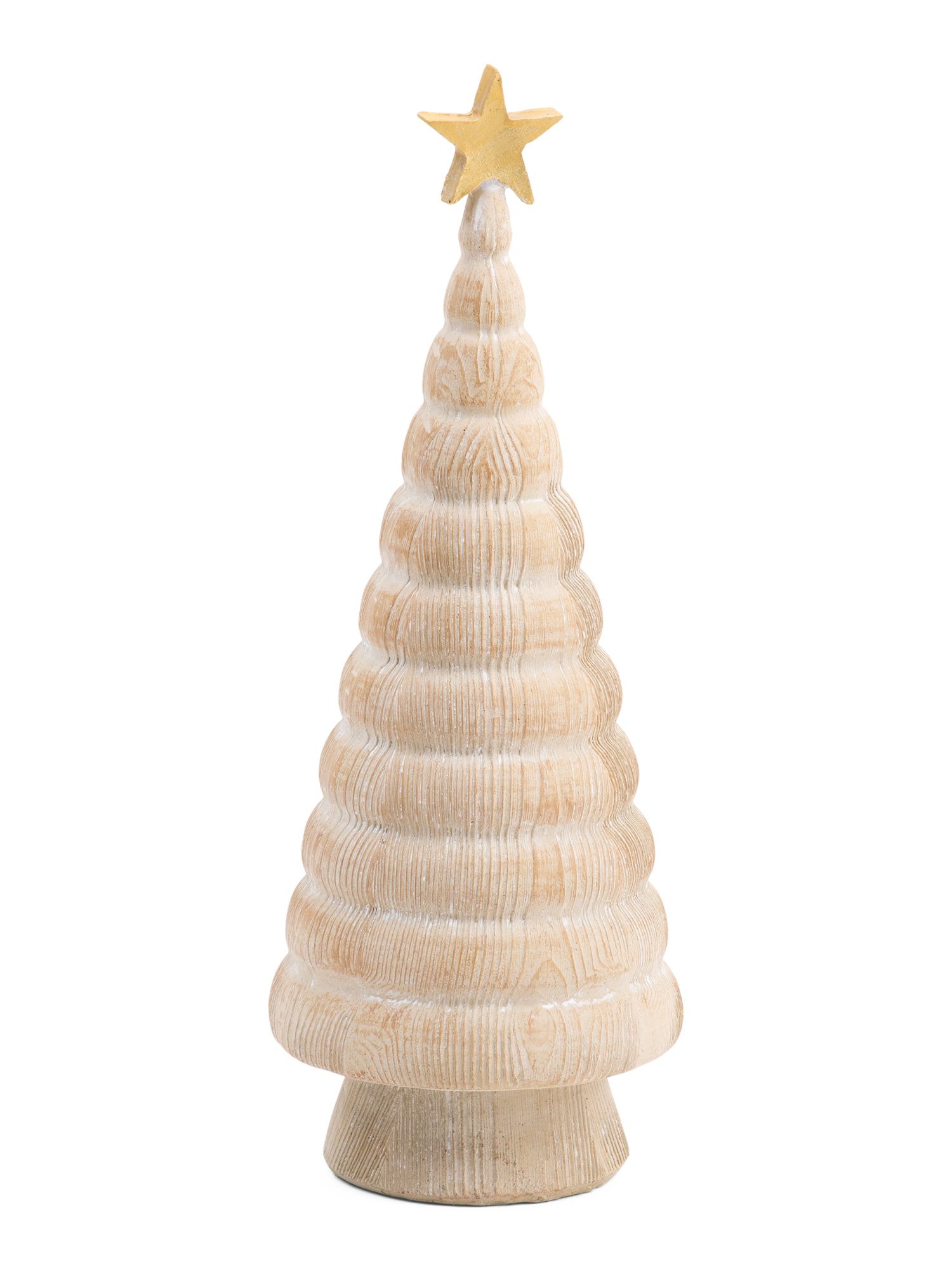12.5in Wooden Look Tree With Star | Pillows & Decor | Marshalls | Marshalls
