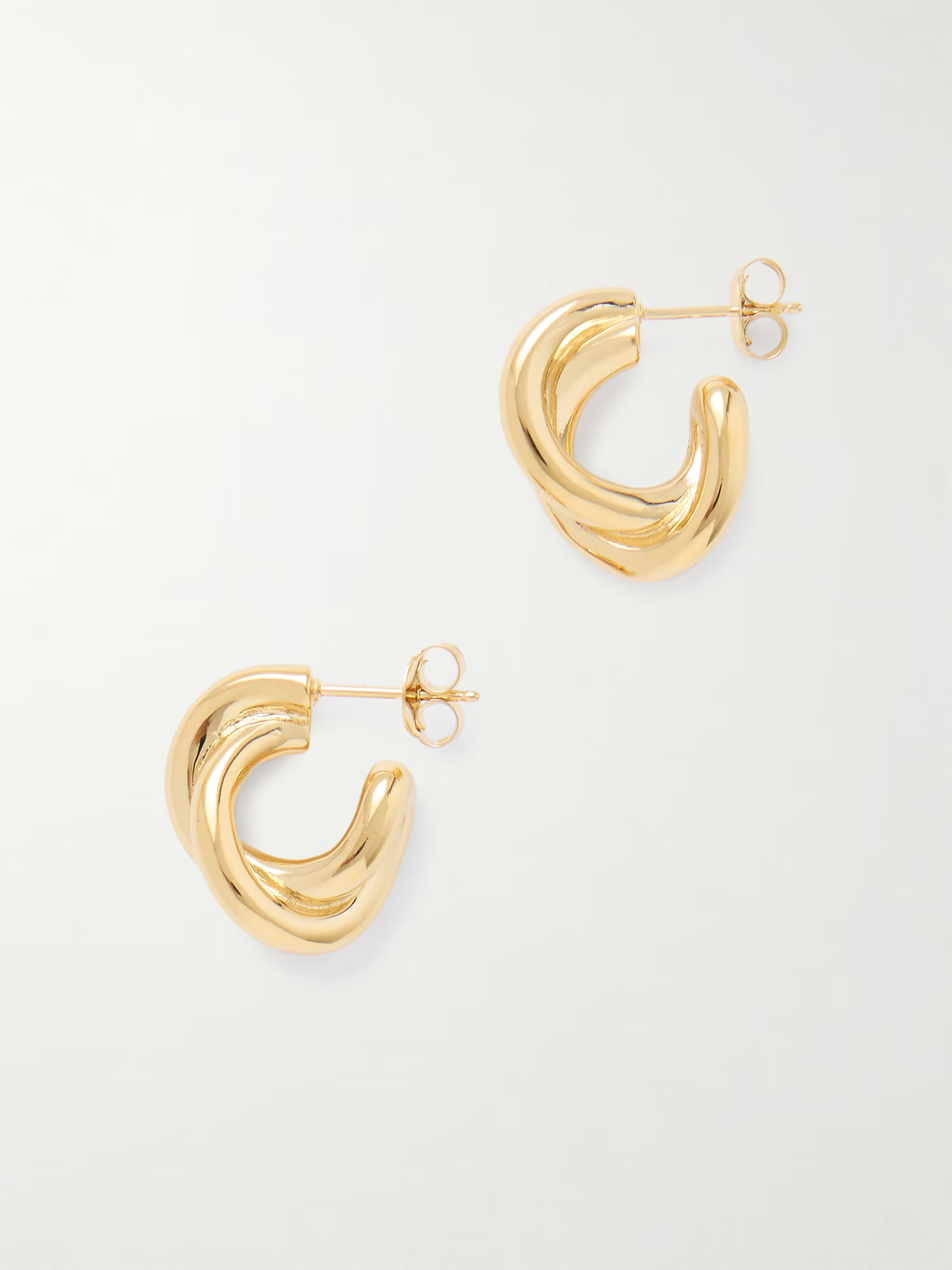 The Diana gold-plated hoop earrings | NET-A-PORTER (US)