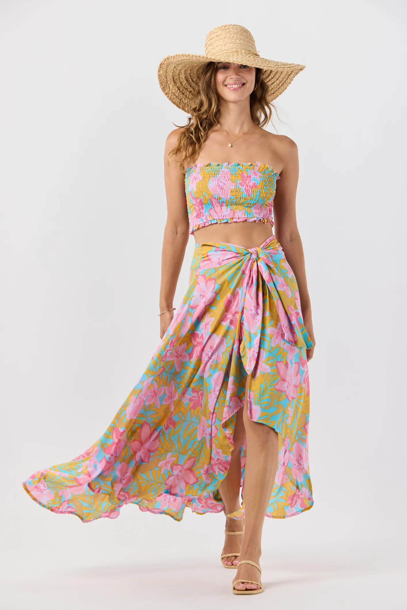 Azure Wrap Skirt | Tiare Hawaii