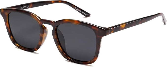 SOJOS Polarized Sunglasses for Women Men Classic Vintage Style Shades | Amazon (US)