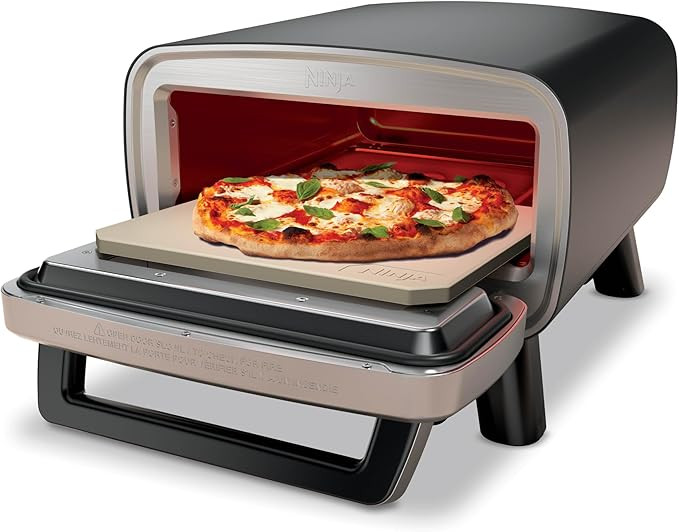 Ninja Artisan Outdoor Pizza Oven, 12-inch, 3-minute Pizza, Neapolitan, Thin Crust, New York Chica... | Amazon (US)