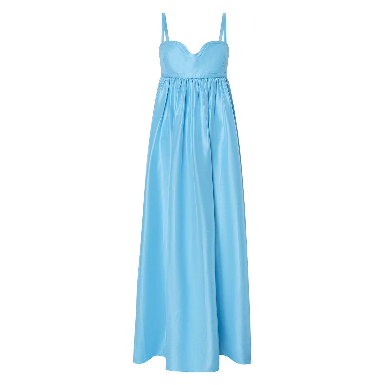 Bodice Detail Gown - Lake | Oroton | Oroton
