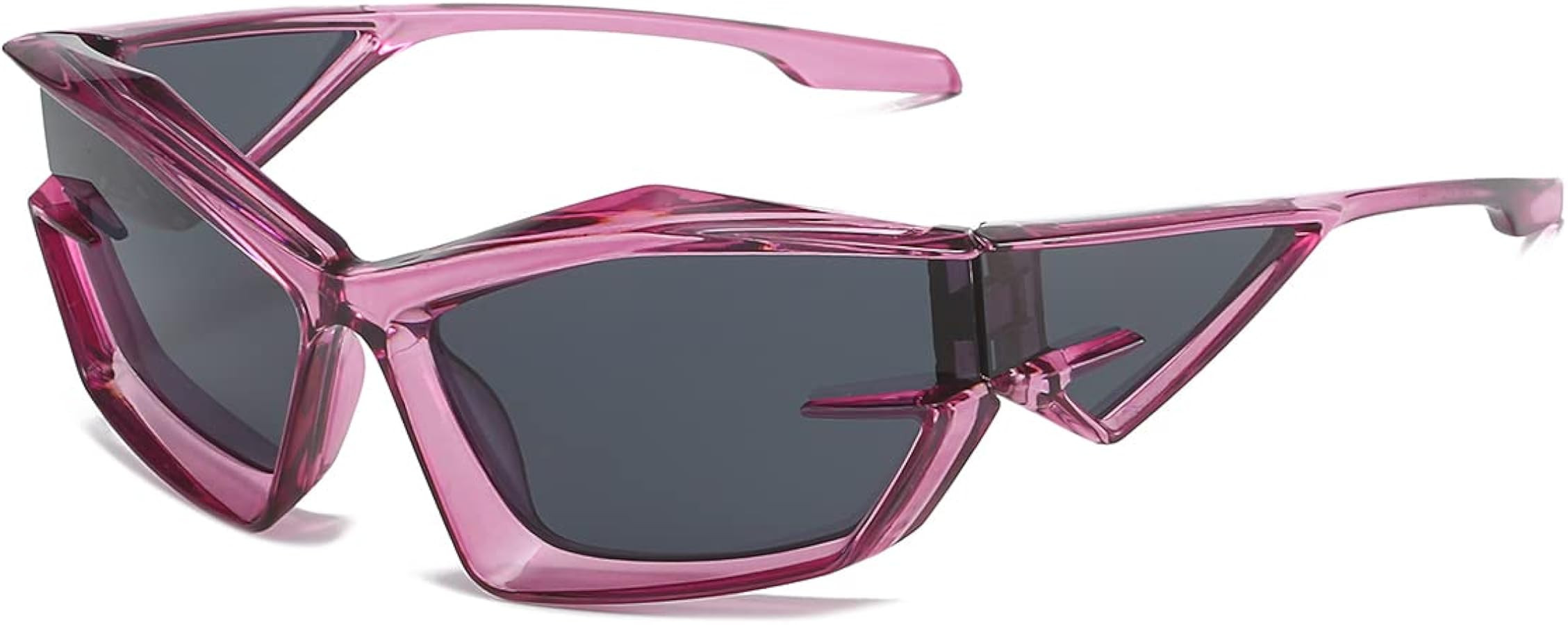 NIDOVIX Trendy Wrap Around Sunglasses for Men Women Fashion Cool Sport Y2K Stylish Cat Eye Sun Gl... | Amazon (US)