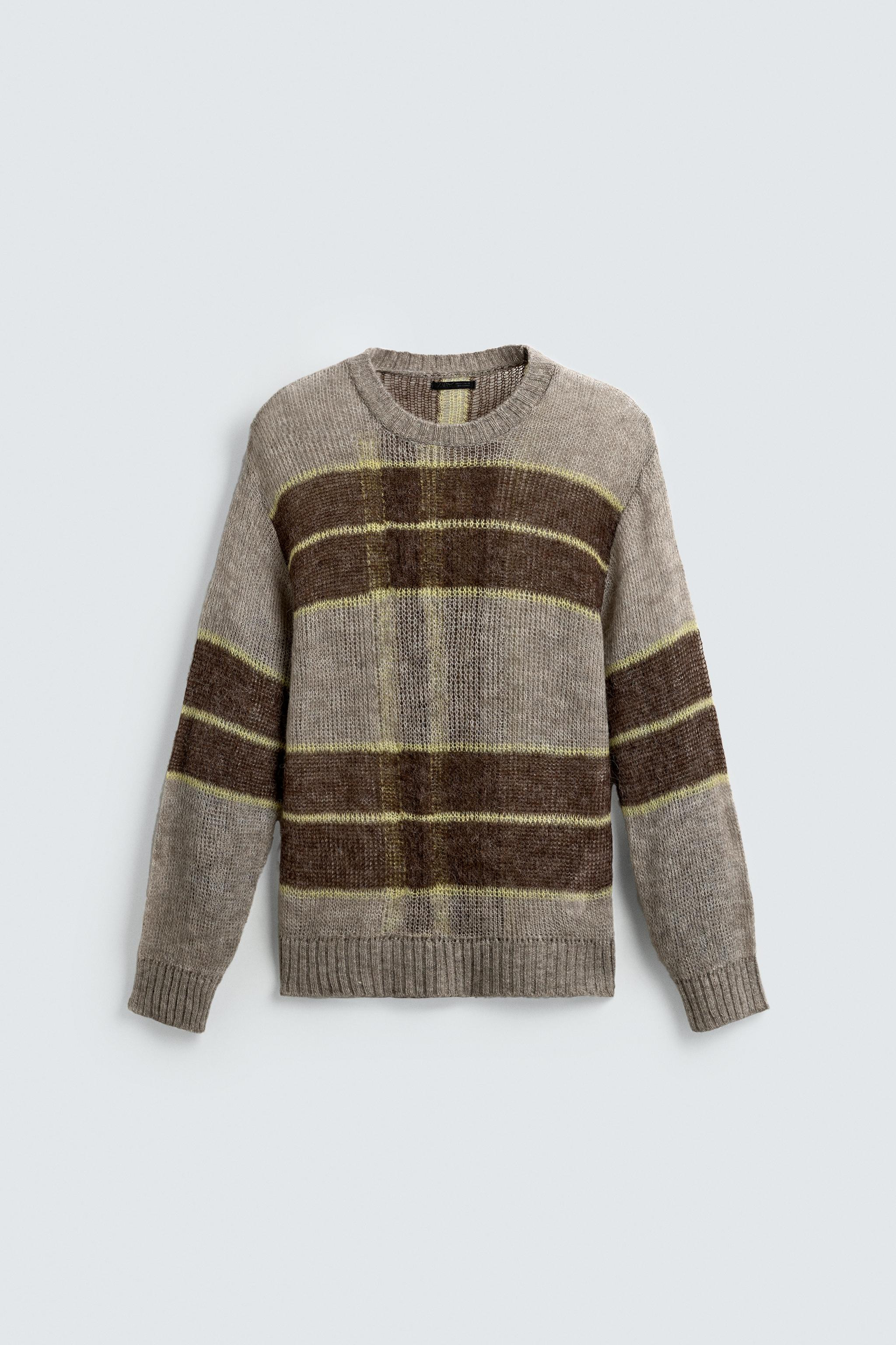 TEXTURED STRIPE SWEATER | Zara US