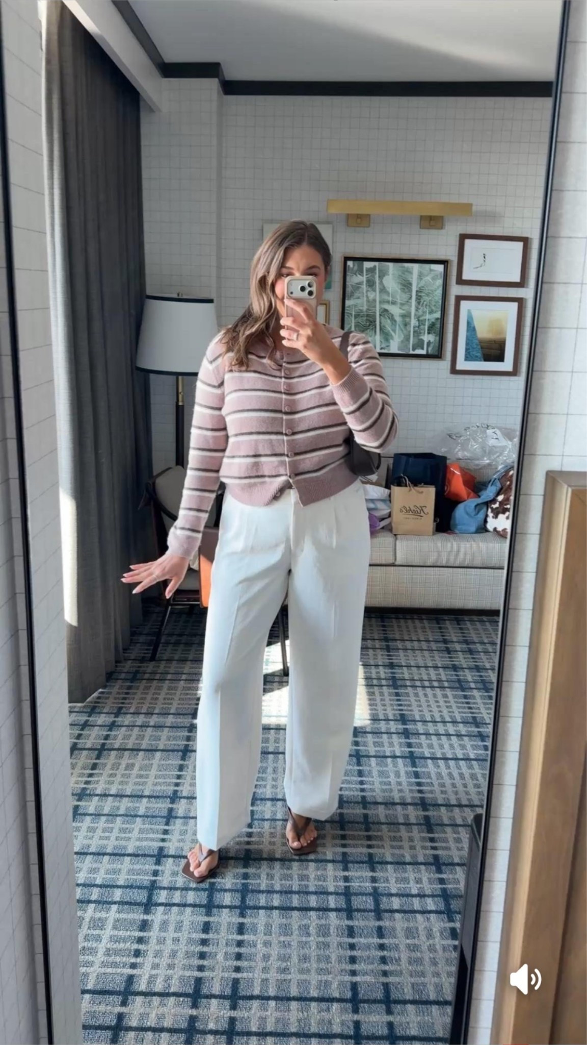 The prettiest neutral combo 🤎 This striped cardigan paired with crisp white trousers is polished, flattering, and perfect for transitioning into fall.

striped cardigan outfit, white trousers, neutral fall outfit, elevated casual style, midsize fashion, size 14 outfit, size large style

#LTKootd #LTKMidsize #LTKWorkwear