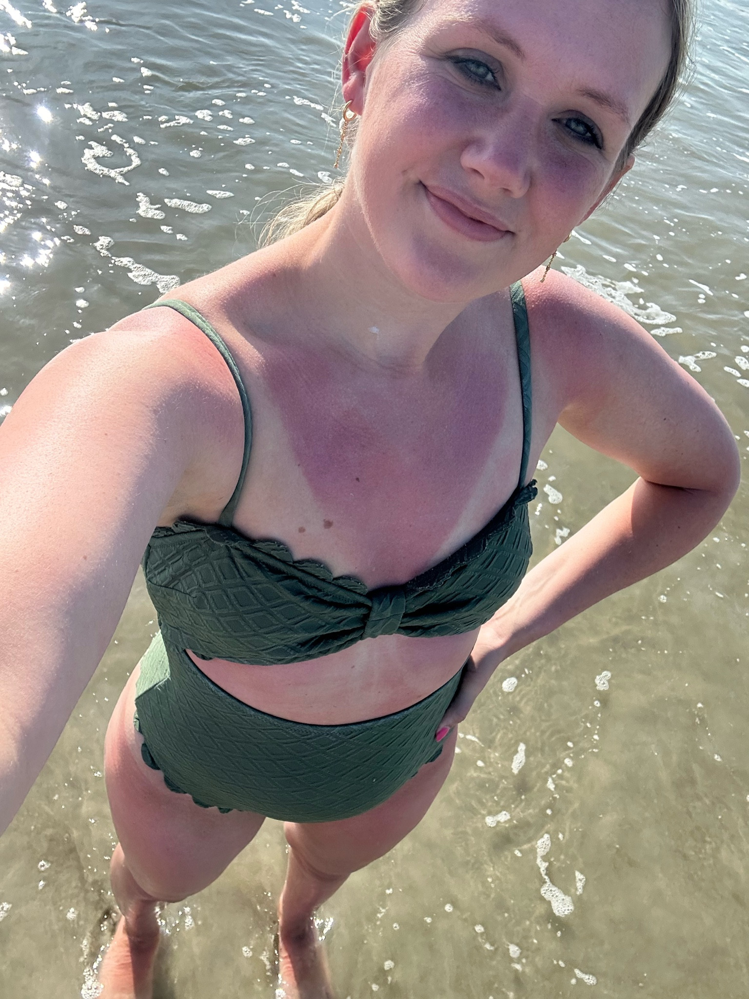 I got just a little crispy yesterday 🤣 wearing a small in swim and it’s on sale!

#LTKTravel #LTKSaleAlert #LTKSwim
