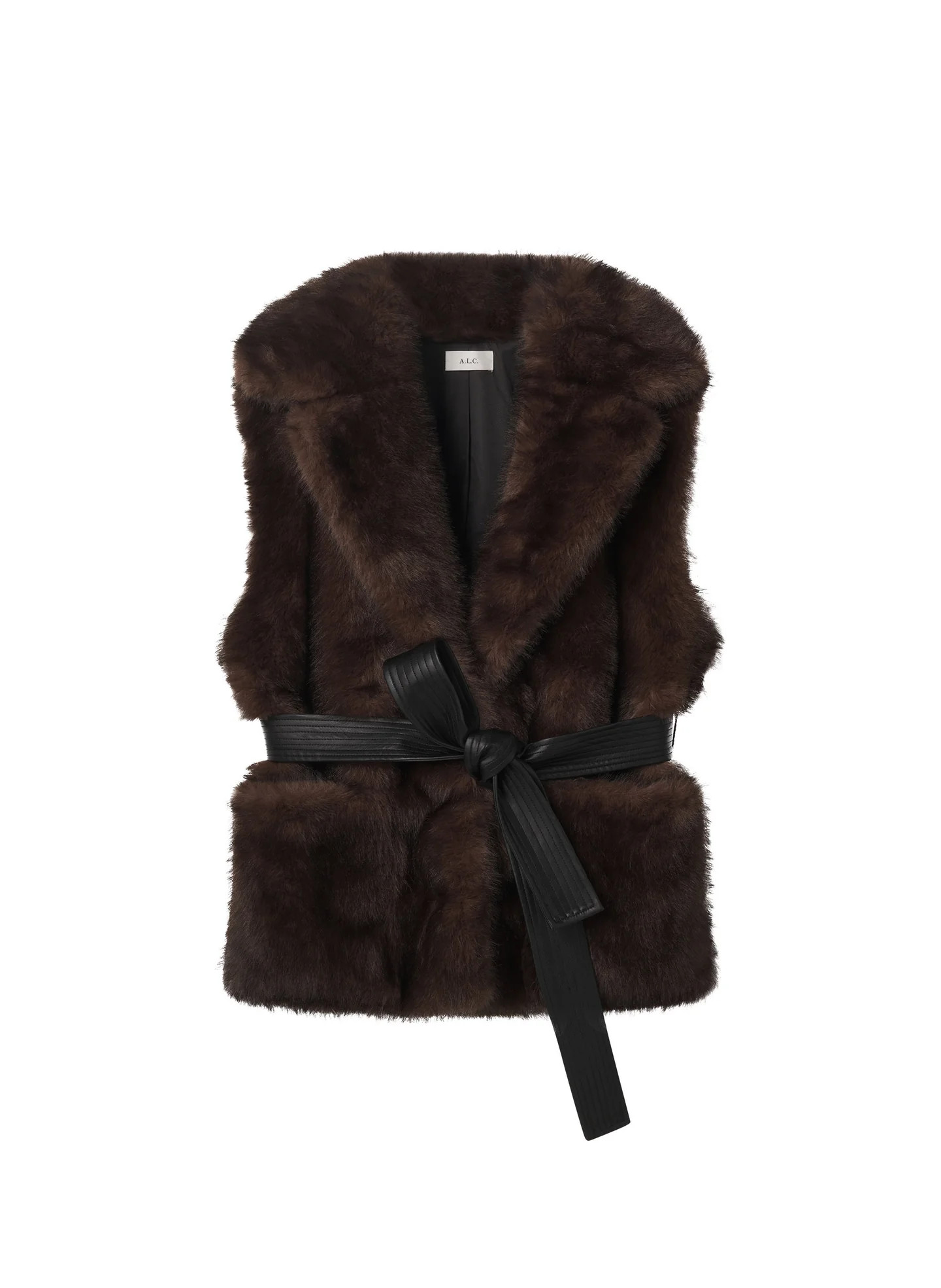 Devon Faux Fur Vest | A.L.C