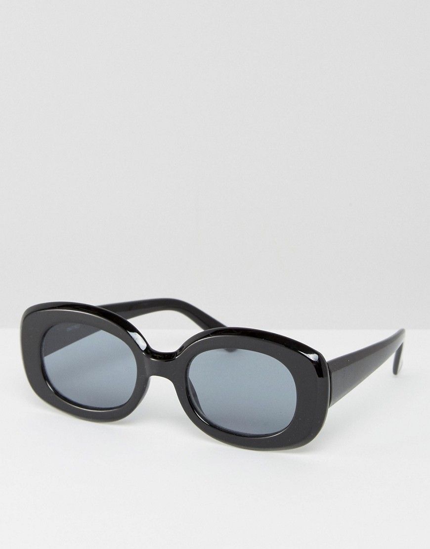 ASOS Square 90s Sunglasses - Black | ASOS US