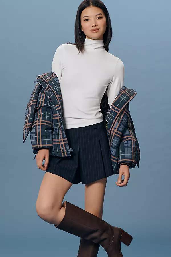 Ribbed Long-Sleeve Turtleneck | Anthropologie (US)