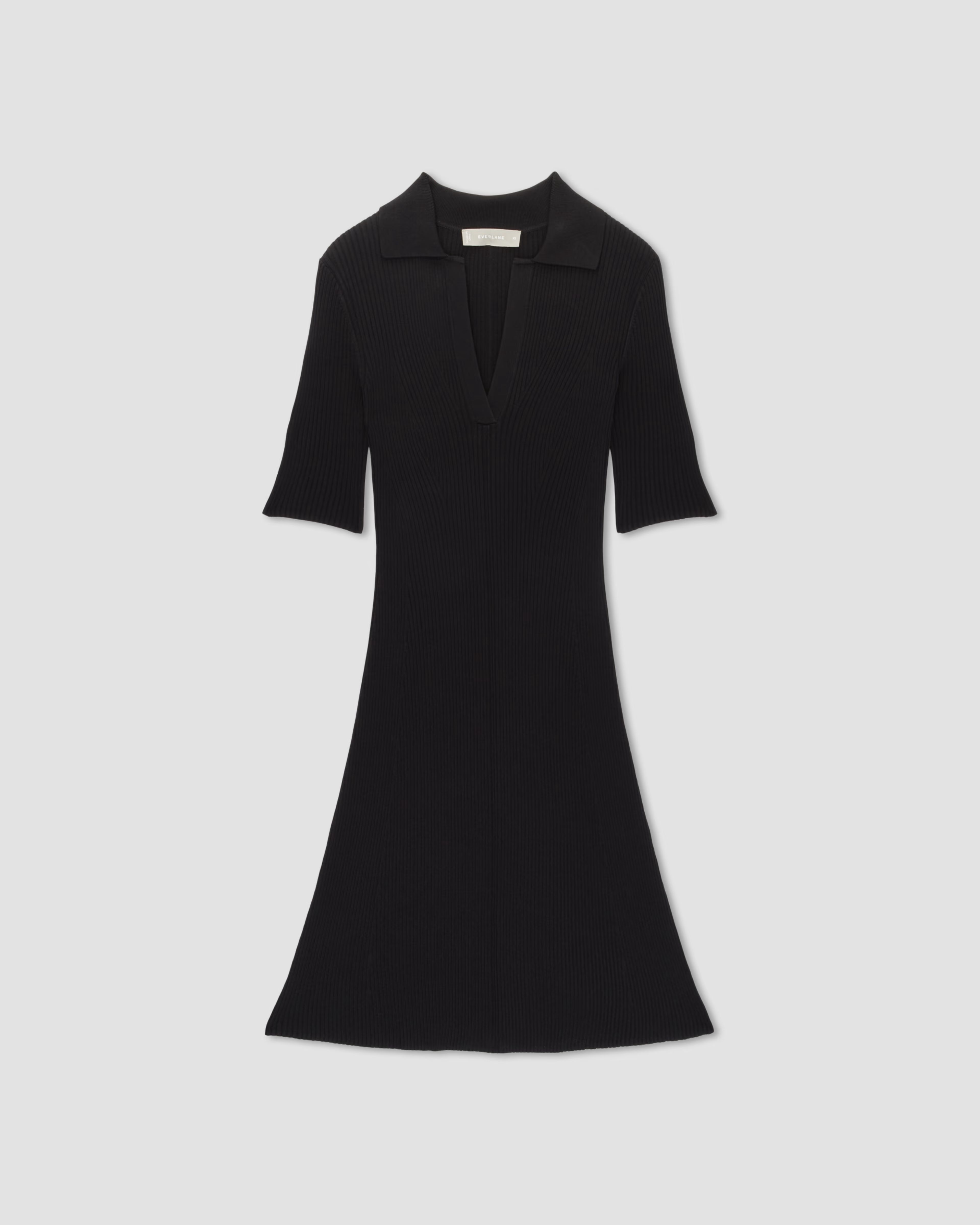 The Ribbed Short-Sleeve Polo Dress | Everlane
