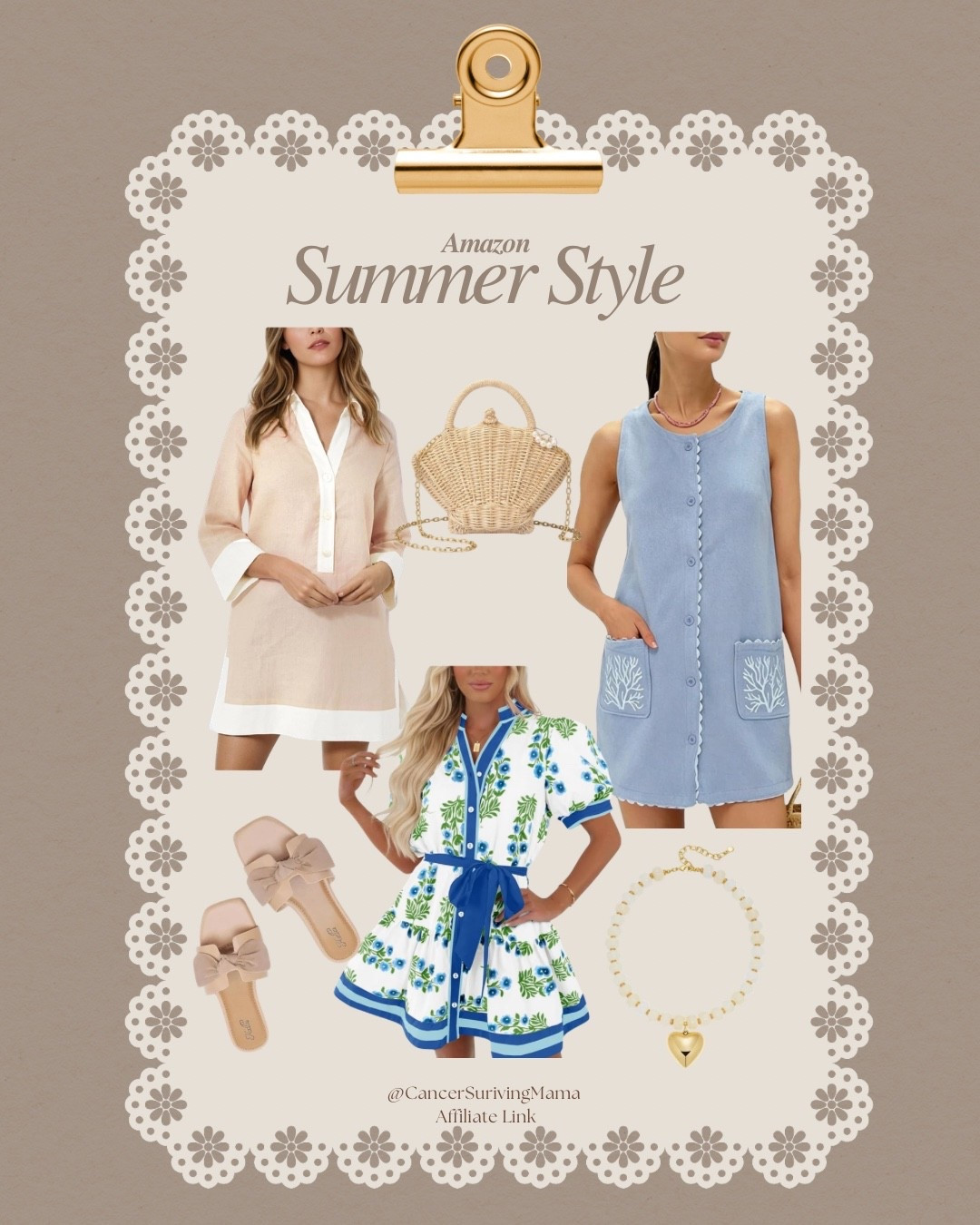 amazon summer outfit inspo ☀️🤍 all the effortless dresses, matching sets + elevated accessories giving expensive summer style without the designer price tags. loving all the colorful vacation looks, resort wear + easy throw-on outfits for summer 2026

this may be the cutest purse i’ve ever seen for summer! also this necklace style is so in right now ✨ 

amazon summer outfits, summer outfit inspo, amazon fashion finds, vacation outfits, resort wear, summer dresses, matching sets, beach vacation outfits, european summer style, colorful summer fashion, trendy summer outfits, affordable summer style, amazon dresses

#LTKootd #LTKgrwm #LTKTravel