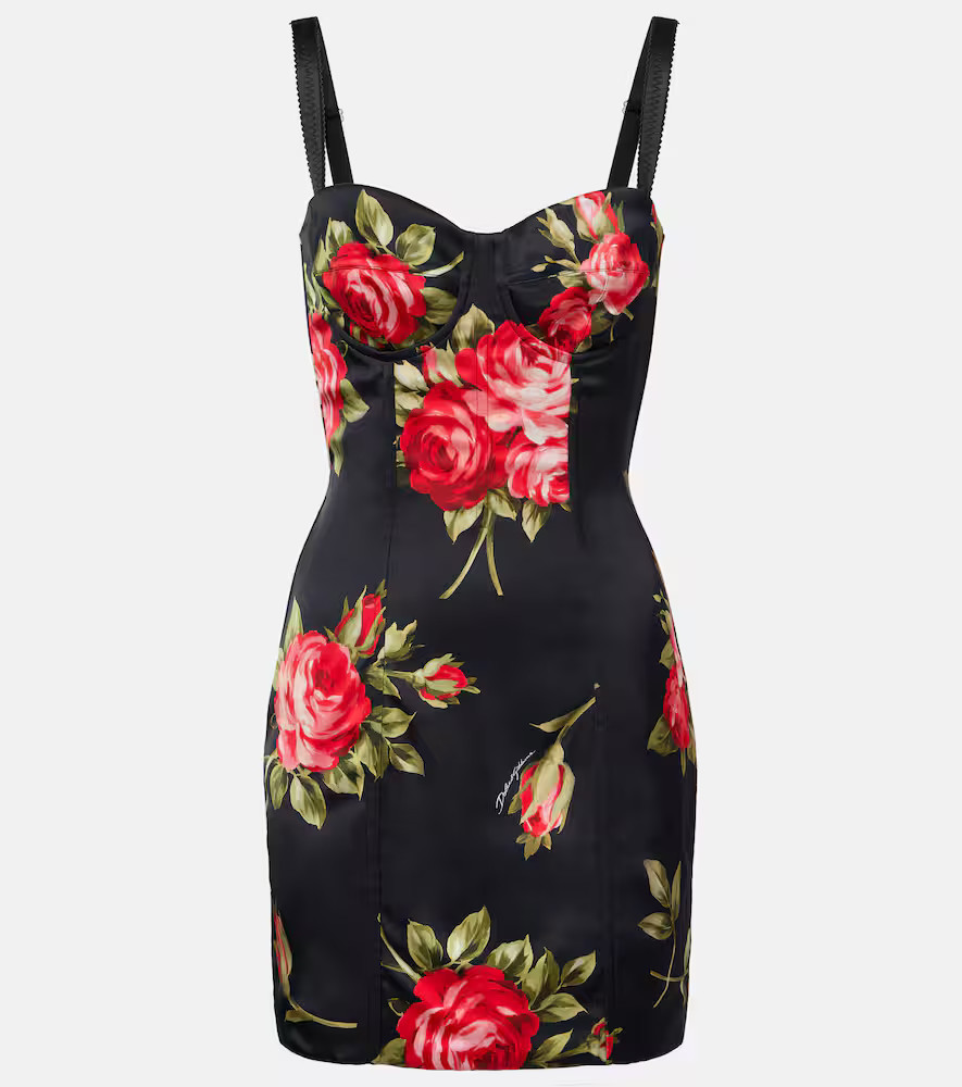 Dolce&Gabbana Floral minidress | Mytheresa (US/CA)