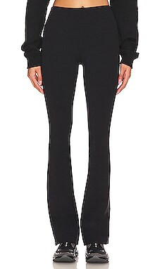alo Airbrush High Waist Bootcut Legging in Black from Revolve.com | Revolve Clothing (Global)