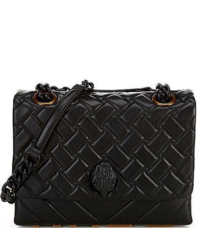 Kurt Geiger London Large Quilted Kensington Long Flap Shoulder Bag - Black | Dillard's