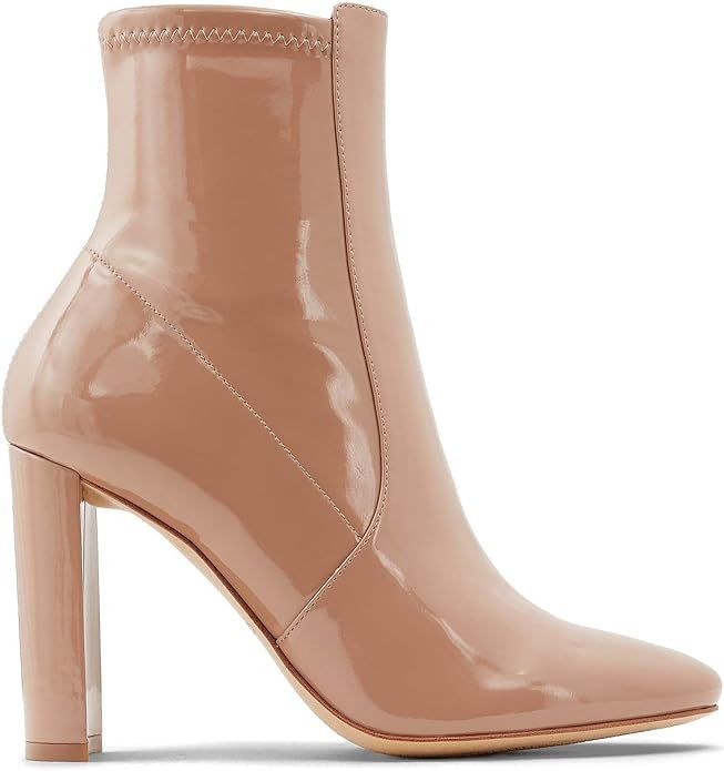 ALDO Women's Aurellane Block Heel Ankle Boot | Amazon (US)