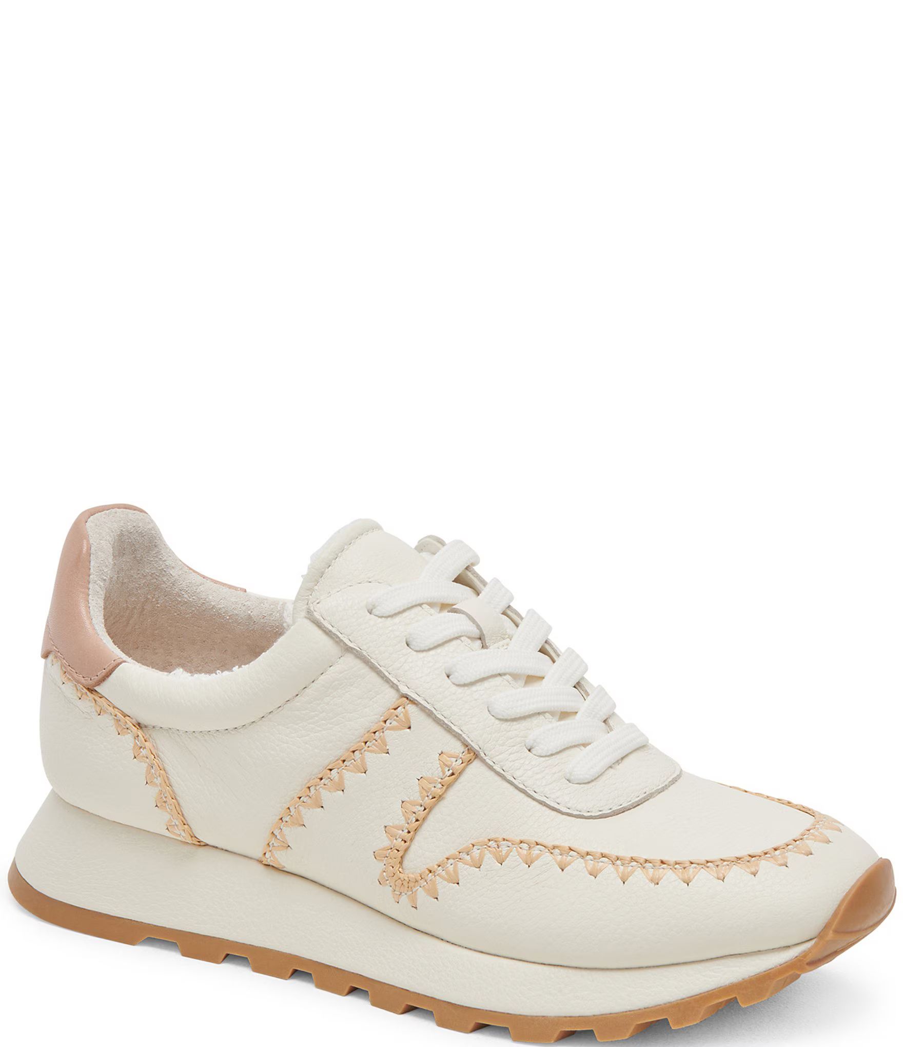 Dolce Vita Ayita Leather Lace-Up Sneakers | Dillard's | Dillard's