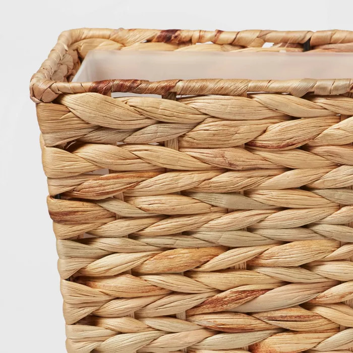 Light Weave Wastebasket Natural - Threshold™ | Target