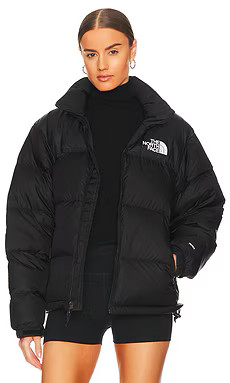 The North Face 1996 Retro Nuptse Jacket in Recycled TNF Black from Revolve.com | Revolve Clothing (Global)