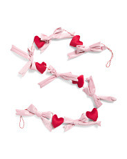 48in Bows And Hearts Garland | Marshalls