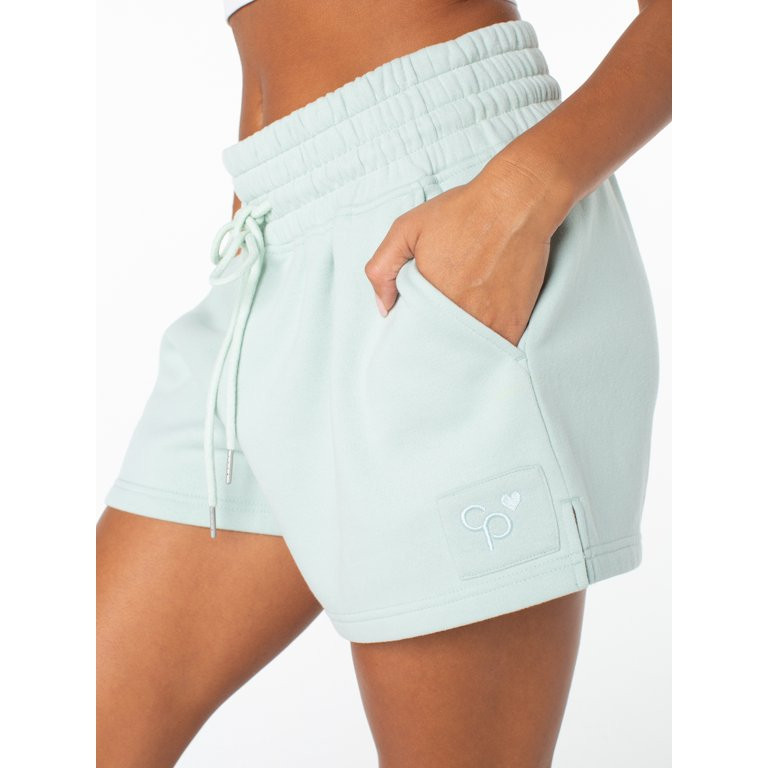 Celebrity Pink Womens 3.5 inch Oversized Boyfriend Fleece Shorts | Walmart (US)