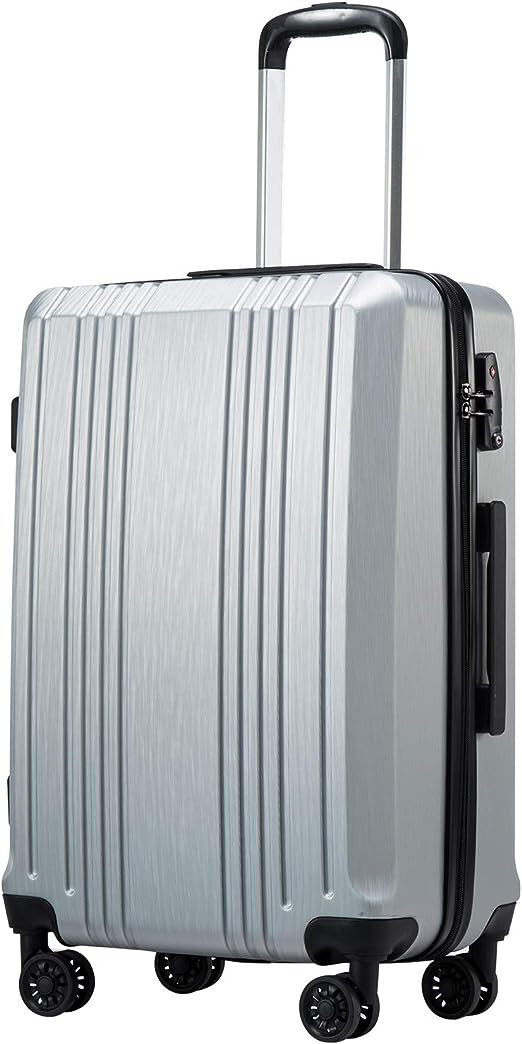 Coolife Luggage Suitcase PC+ABS with TSA Lock Spinner Carry on Hardshell Lightweight 20in 24in 28... | Amazon (US)