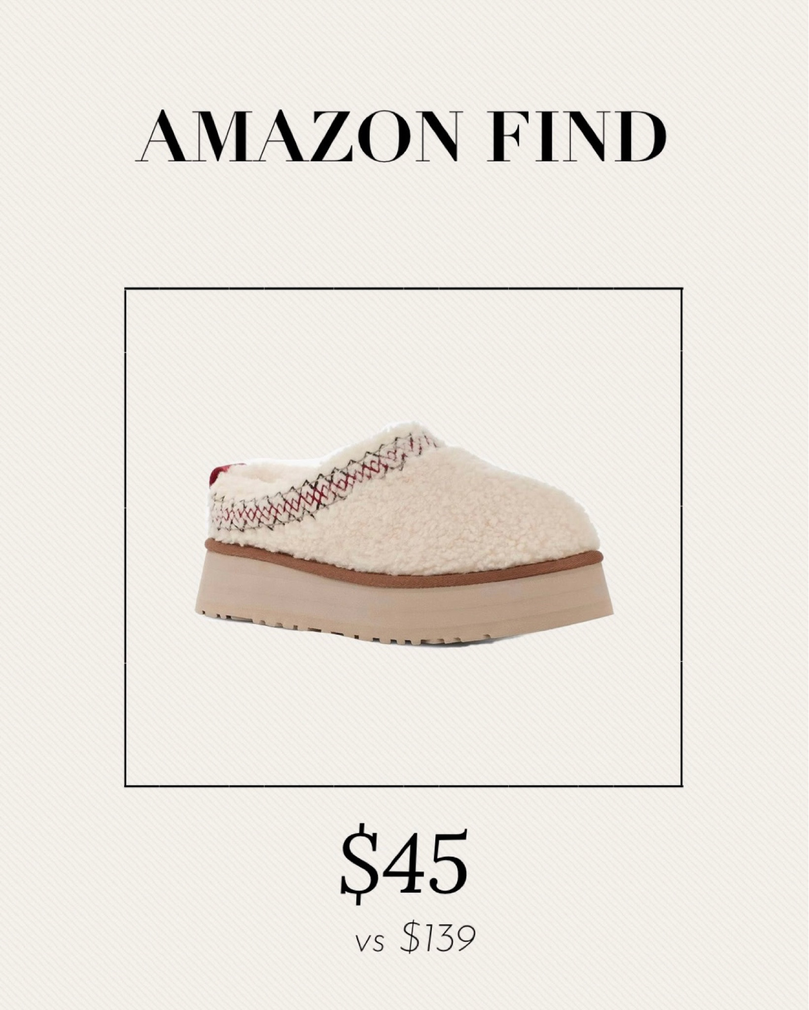 Ugg look-a-like! 

#LTKstyletip #LTKfindsunder50 #LTKshoecrush