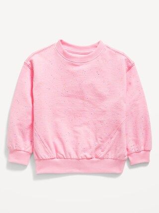 Crew-Neck Sweatshirt for Toddler Girls | Old Navy (CA)