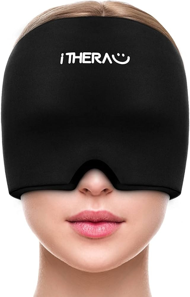 iTHERAU Migraine Ice Head Wrap, Headache Relief Hat & Migraine Cap Cold Compress, Migraine Relief... | Amazon (US)