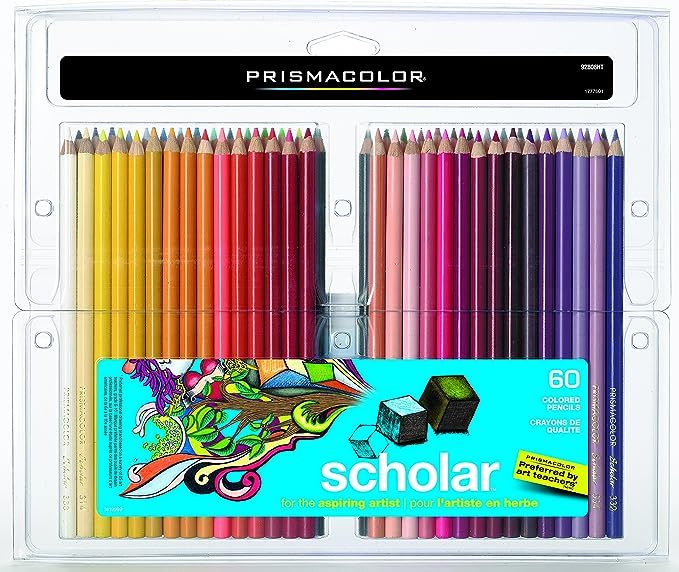 Prismacolor 92808HT Scholar Colored Pencils, 60-Count | Amazon (US)