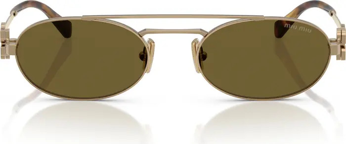 Miu Miu 53mm Oval Sunglasses | Nordstrom | Nordstrom